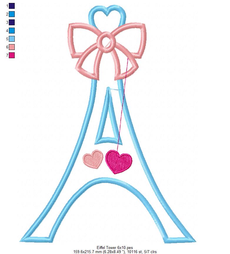 Eiffel Tower - Applique
