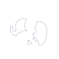 Elephants Happy Mother's Day - Applique - Machine Embroidery Design