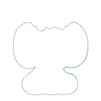 Elephant Girl with Flowers - Applique