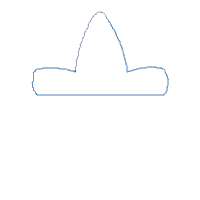 Fiesta Mexico Sombrero Mustache - Applique