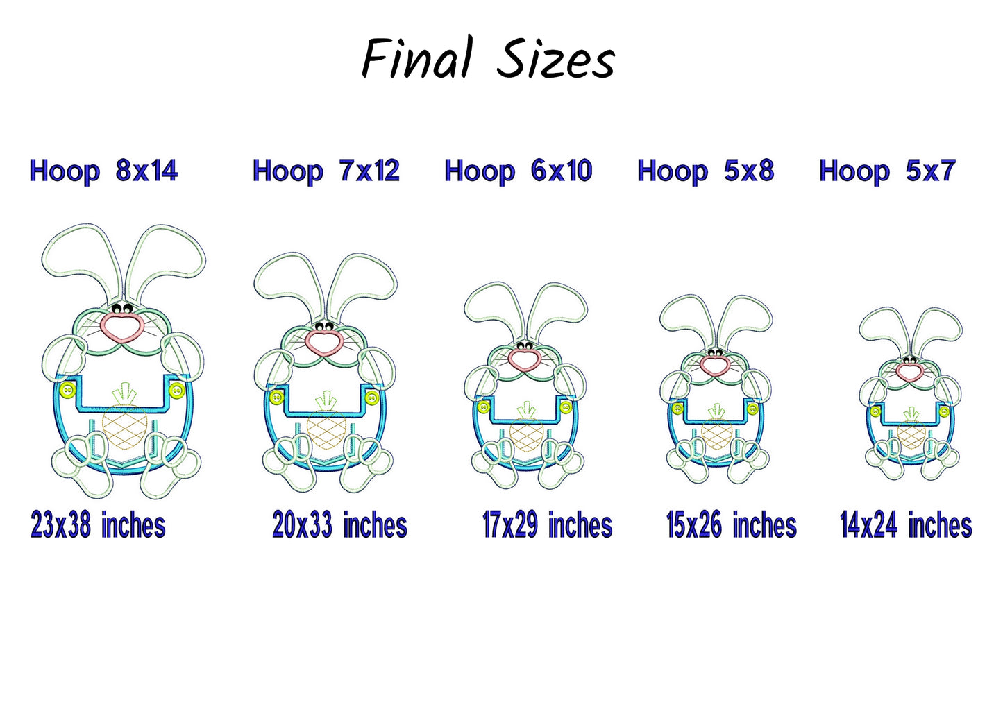 Bunny Candy Holder with Carrot - ITH Project - Machine Embroidery Design