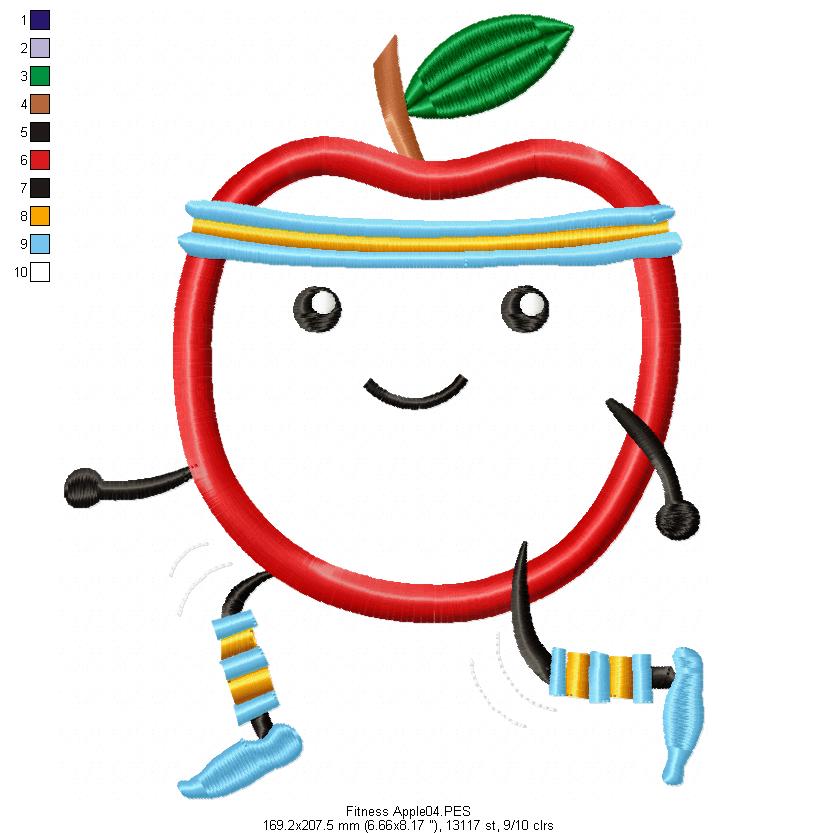 Fitness Apple - Applique