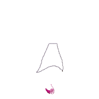 Swirly Girl Playing Violin - Applique Embroidery