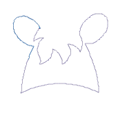 Horse Face Boy - Aplique Machine Embroidery Design