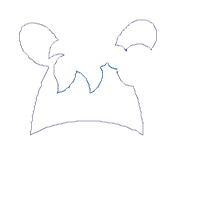 Horse Face Girl - Applique Embroidery