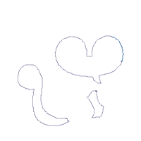 Indian Boho Squirrel - Applique