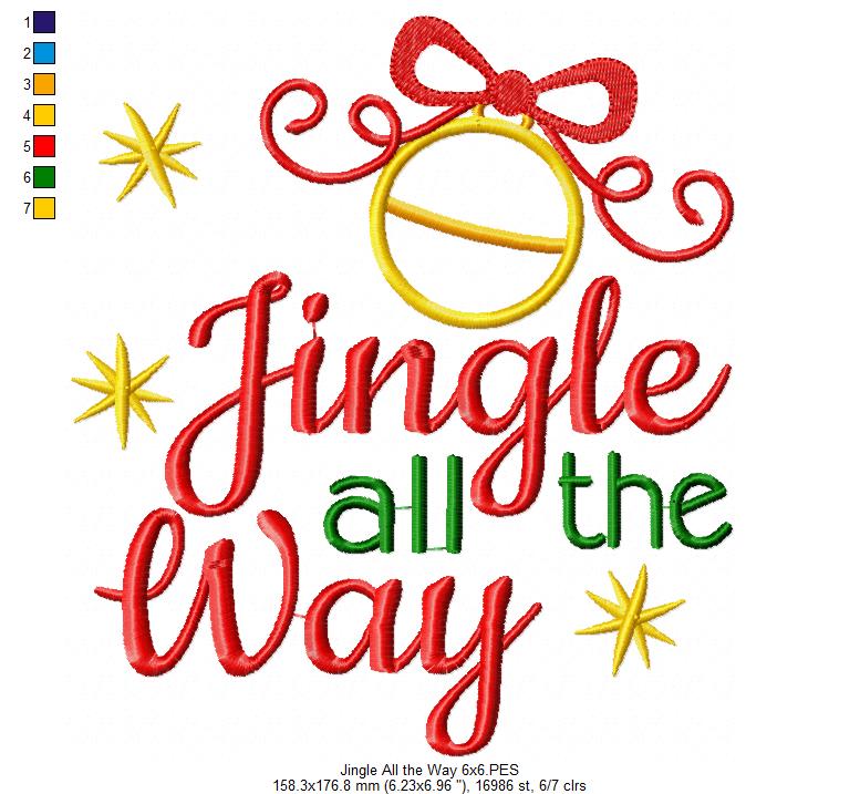 Jingle All the Way - Applique
