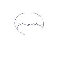 Little Angel Boy Smiling - Applique