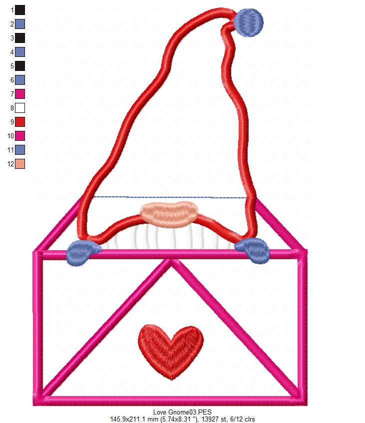 Love Gnome - Applique
