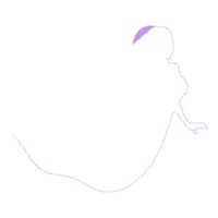 Mermaid Silhouette - Fill Stitch