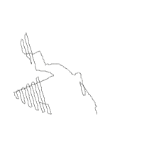 Mom and Daughter Silhouette Heart - Fill Stitch - Machine Embroidery Design