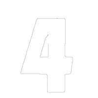 Monster Birthday Number 4 Four 4th Birthday - Applique