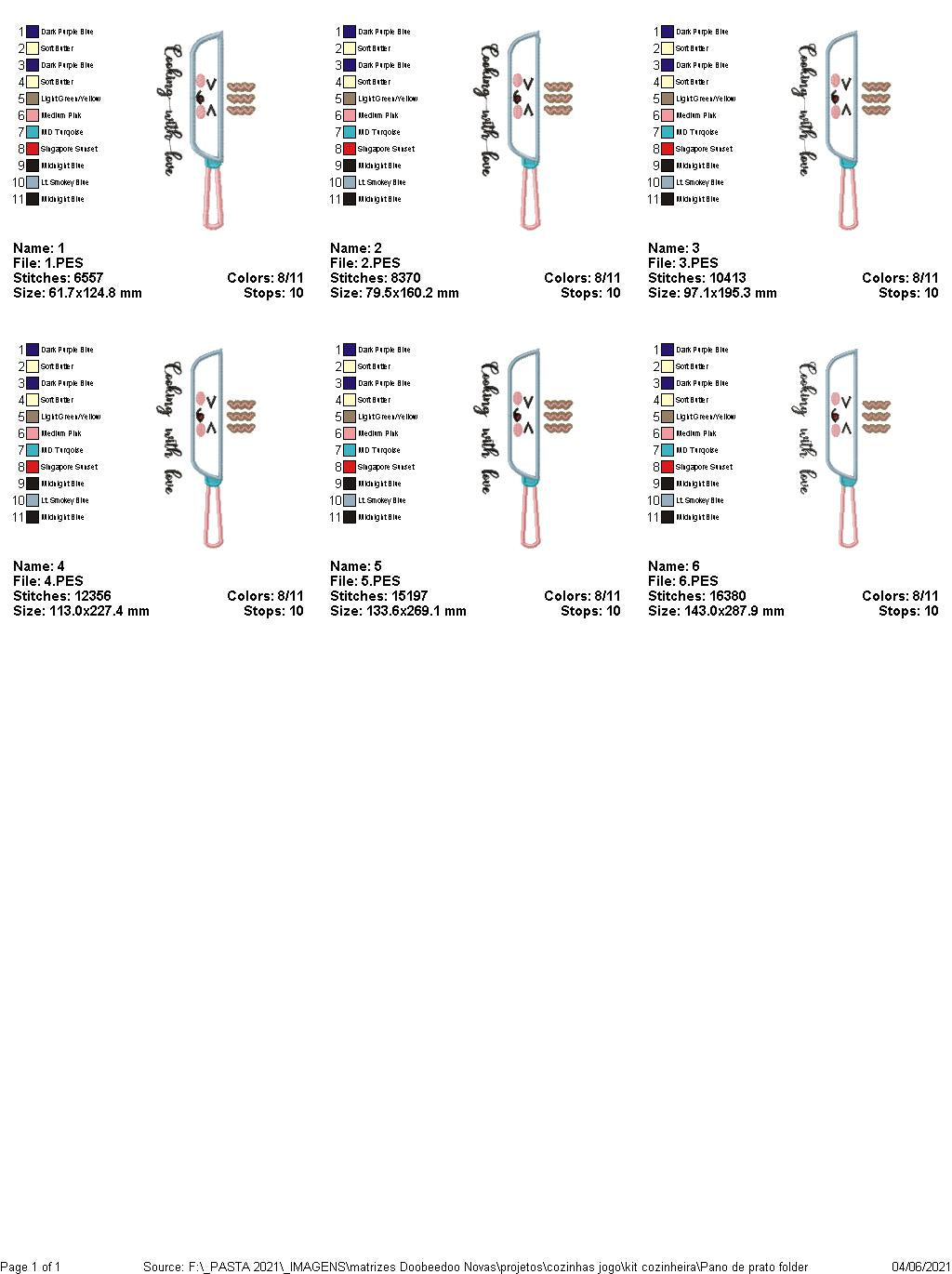 Chef Girl Dish Cloth Hanger - ITH Project - Machine Embroidery Design