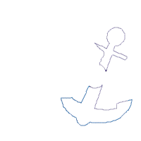 Pirate Monkey - Applique - Machine Embroidery Design