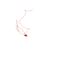 Princess Mermaid Ariel - Fill Stitch Machine Embroidery Design