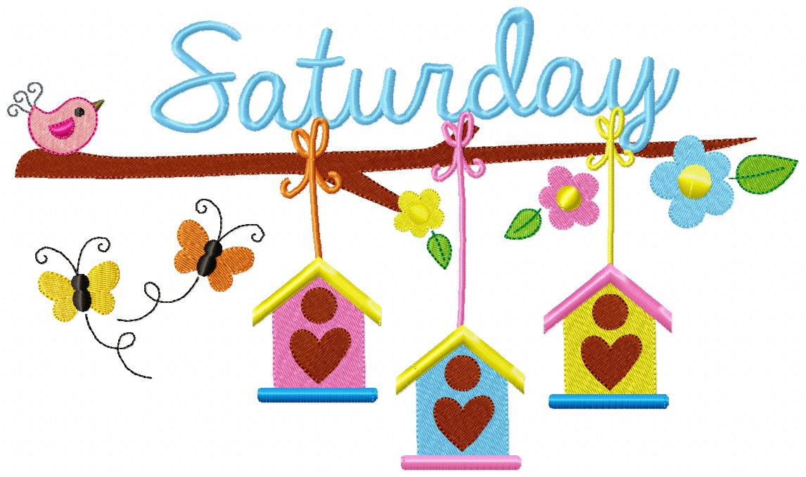 Days of the Week - Applique & Fill Stitch