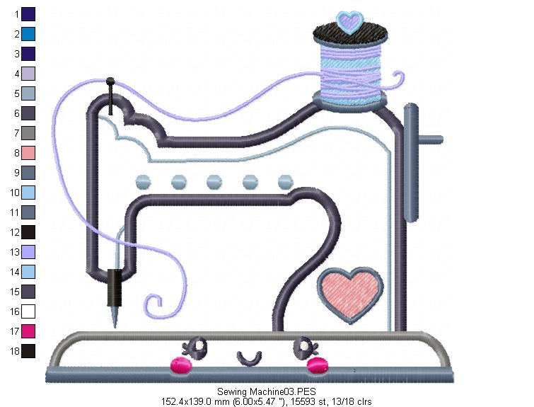 Sewing Machine - Applique