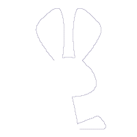 Silly Easter Rabbit with Carrot - Applique