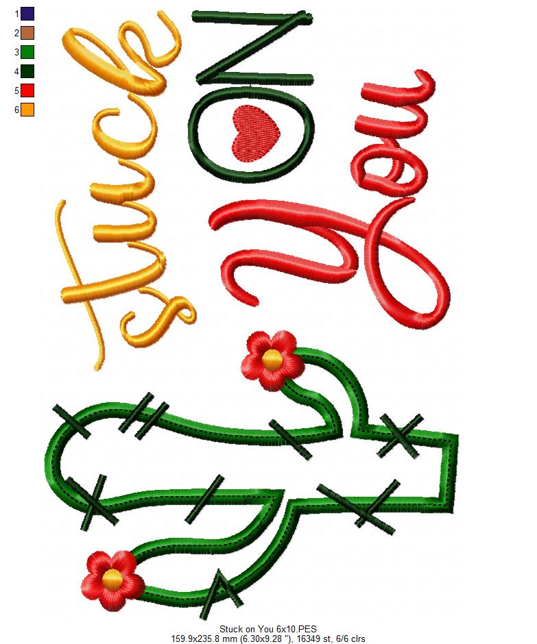 Stuck on You - Applique
