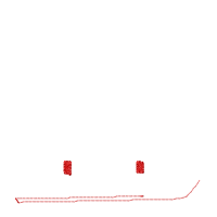 Christmas Teddy Bear in Sleigh - Applique