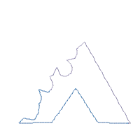 Tee Pee with Flowers - Applique