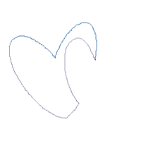 Two Valentines Hearts - Applique - Machine Embroidery Design