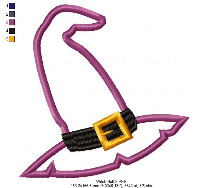 Witch Hat - Applique