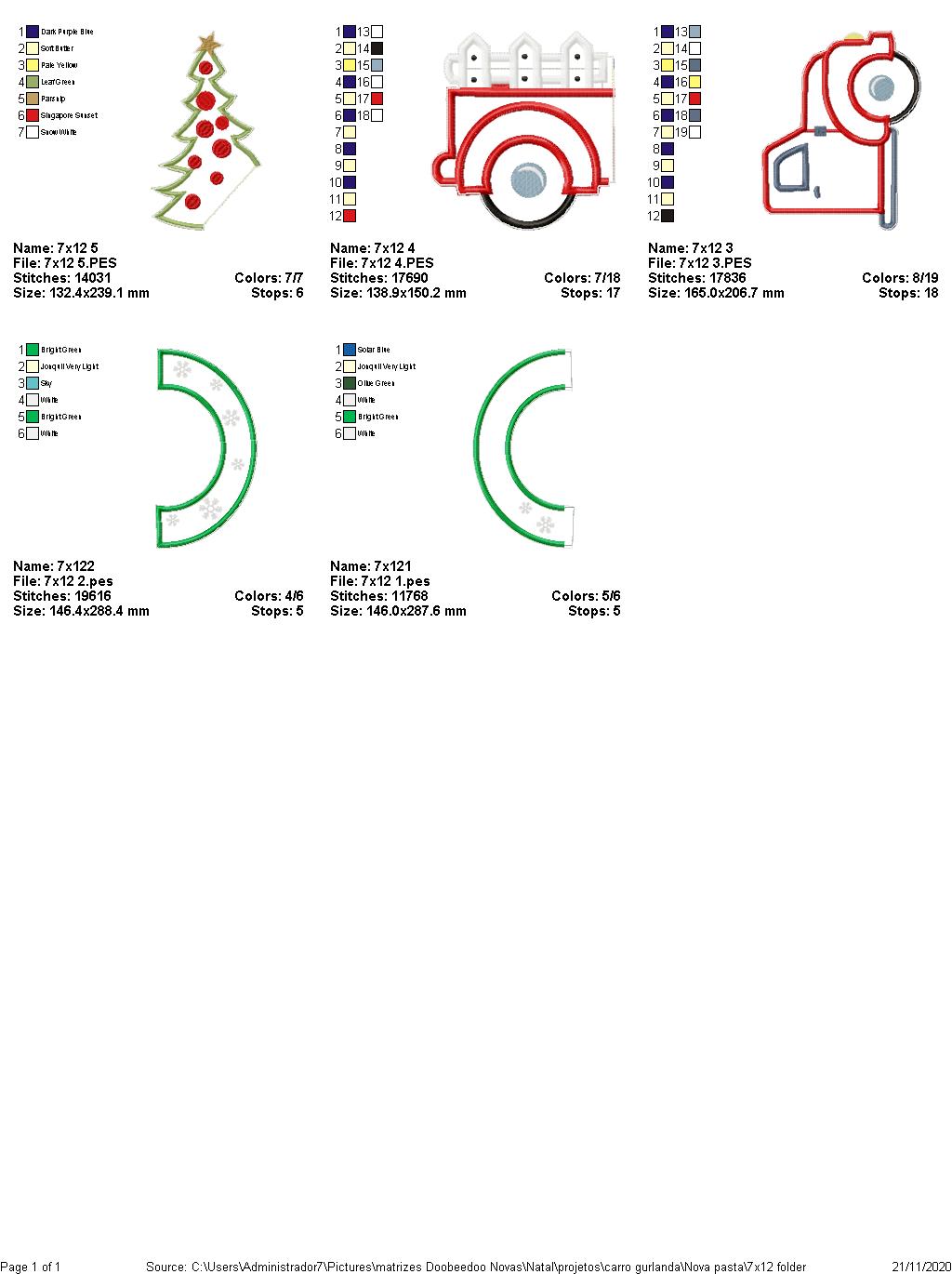Christmas Truck Wreath - ITH Project - Machine Embroidery Design