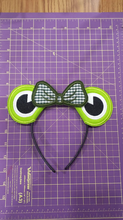 Headband Frog - ITH Project - Machine Embroidery Design