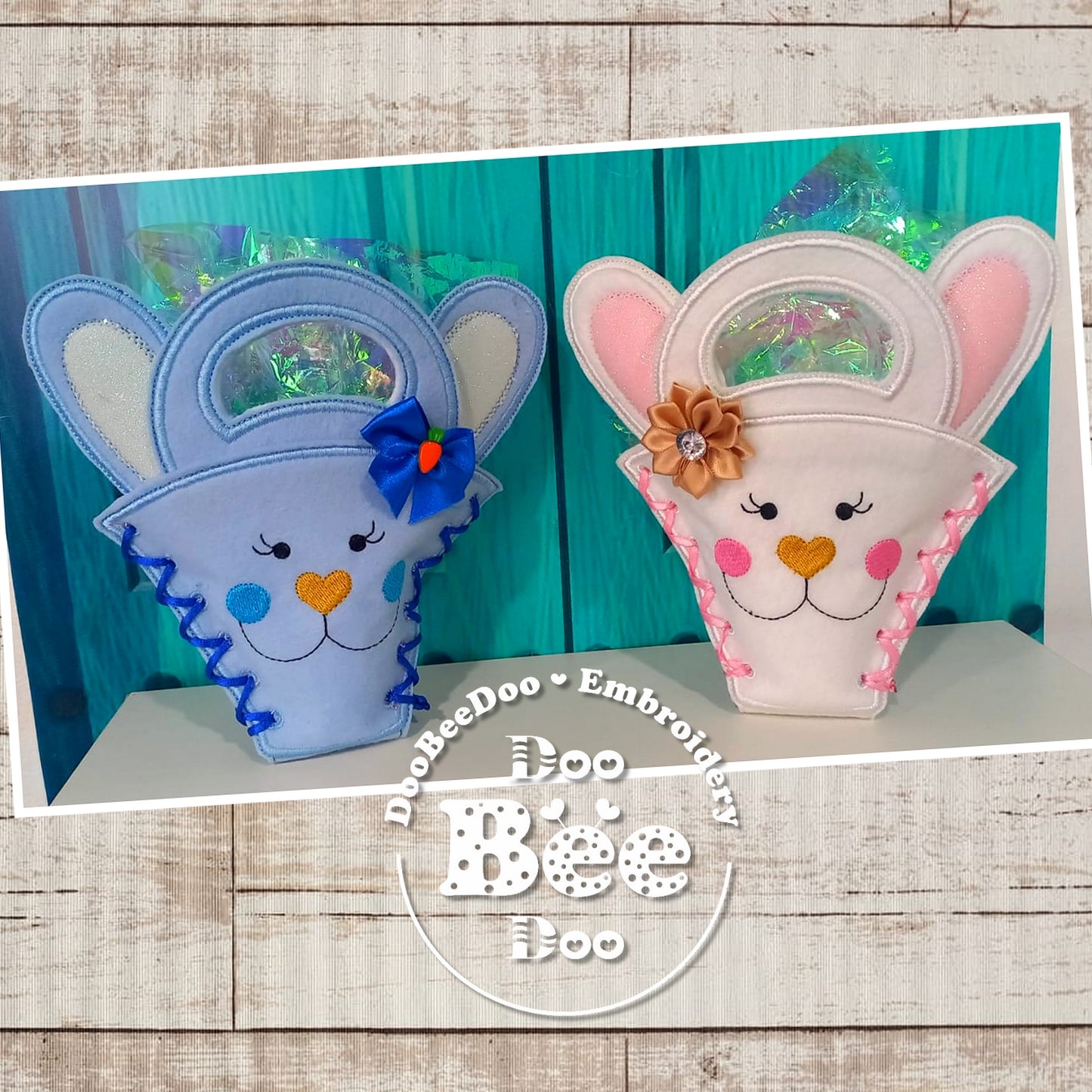 Easter  Candy Bag - ITH Project - Machine Embroidery Design