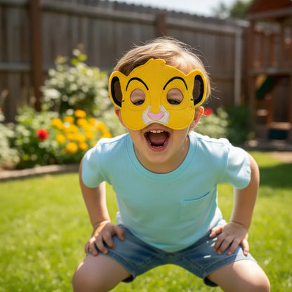 Simba's Jungle Adventure Mask – ITH Project – Machine Embroidery Design
