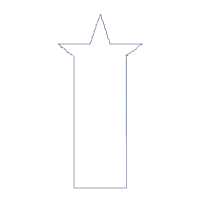 Happy 4th of July Bookmarker - ITH Project - Machine Embroidery Design