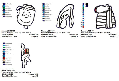 Linus – ITH Project – Machine Embroidery Design