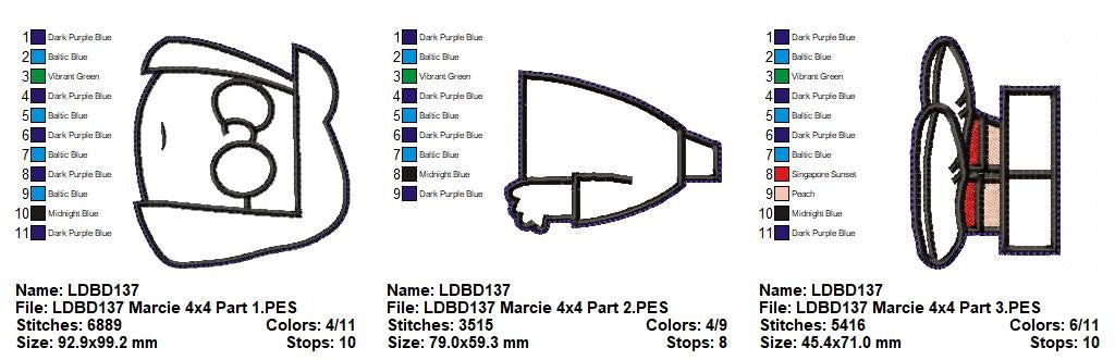 Marcie – ITH Project – Machine Embroidery Design