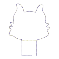 Maleficent Ears headband - ITH Project - Machine Embroidery Design