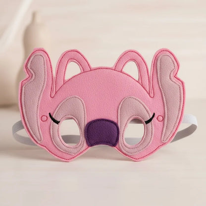 Pink Alien Angel Mask 🌸 – ITH Project – Machine Embroidery Design