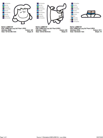 Lucy – ITH Project – Machine Embroidery Design