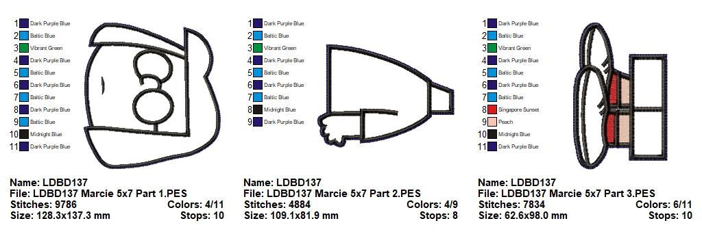 Marcie – ITH Project – Machine Embroidery Design