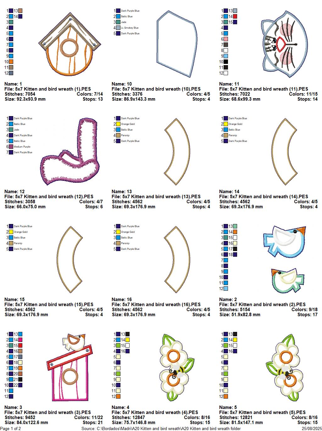 Welcome Cat – ITH Project – Machine Embroidery Design