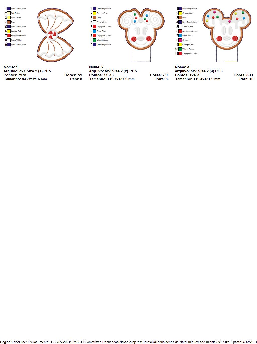 Christmas Gingerbread Headband - ITH Project - Machine Embroidery Design