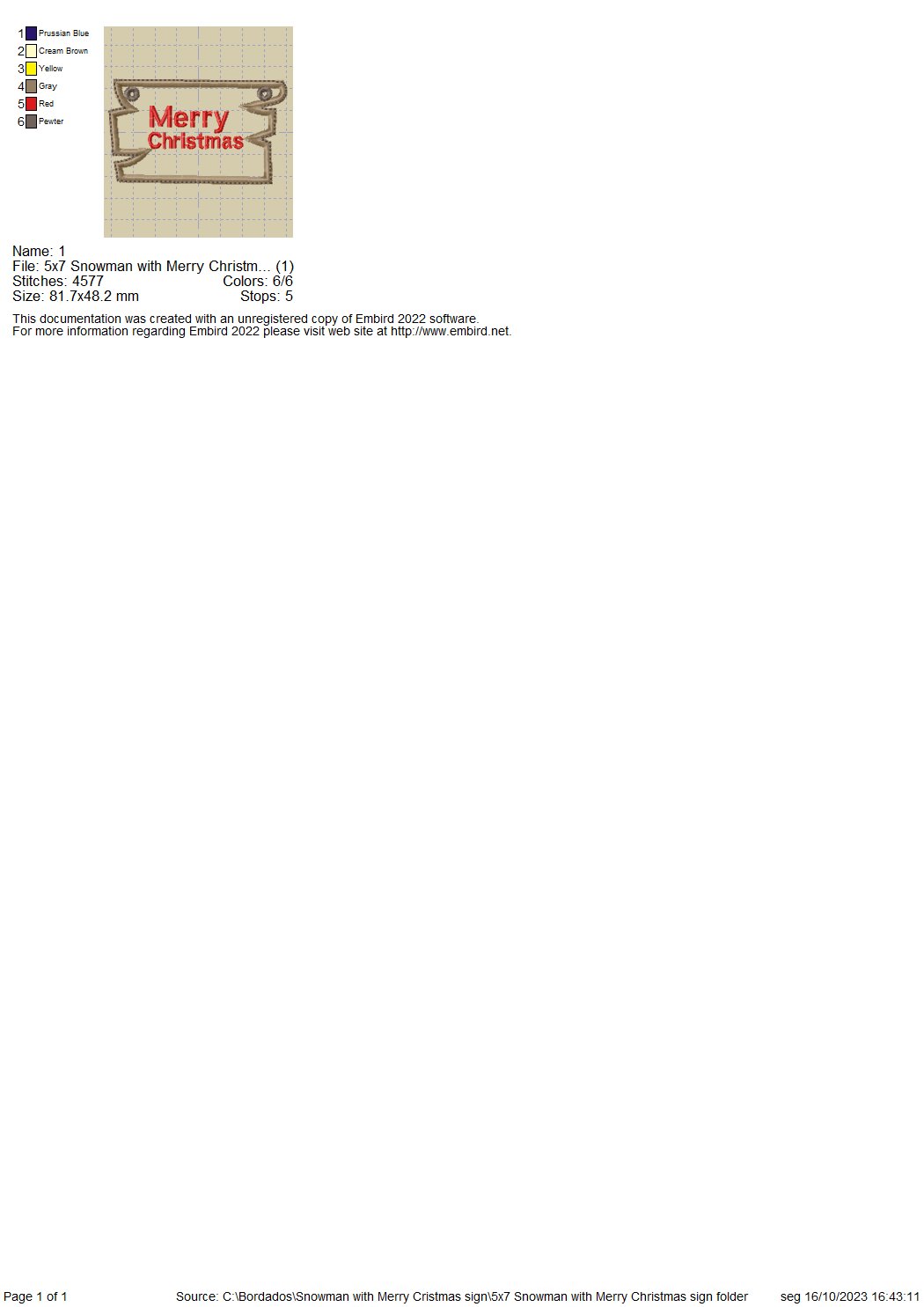 🎅 Christmas Trio – ITH Project – Machine Embroidery Design