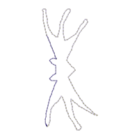 Jack Skellington Ears Headband - ITH Project - Machine Embroidery Design