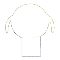 Pluto Headband - ITH Project - Machine Embroidery Design