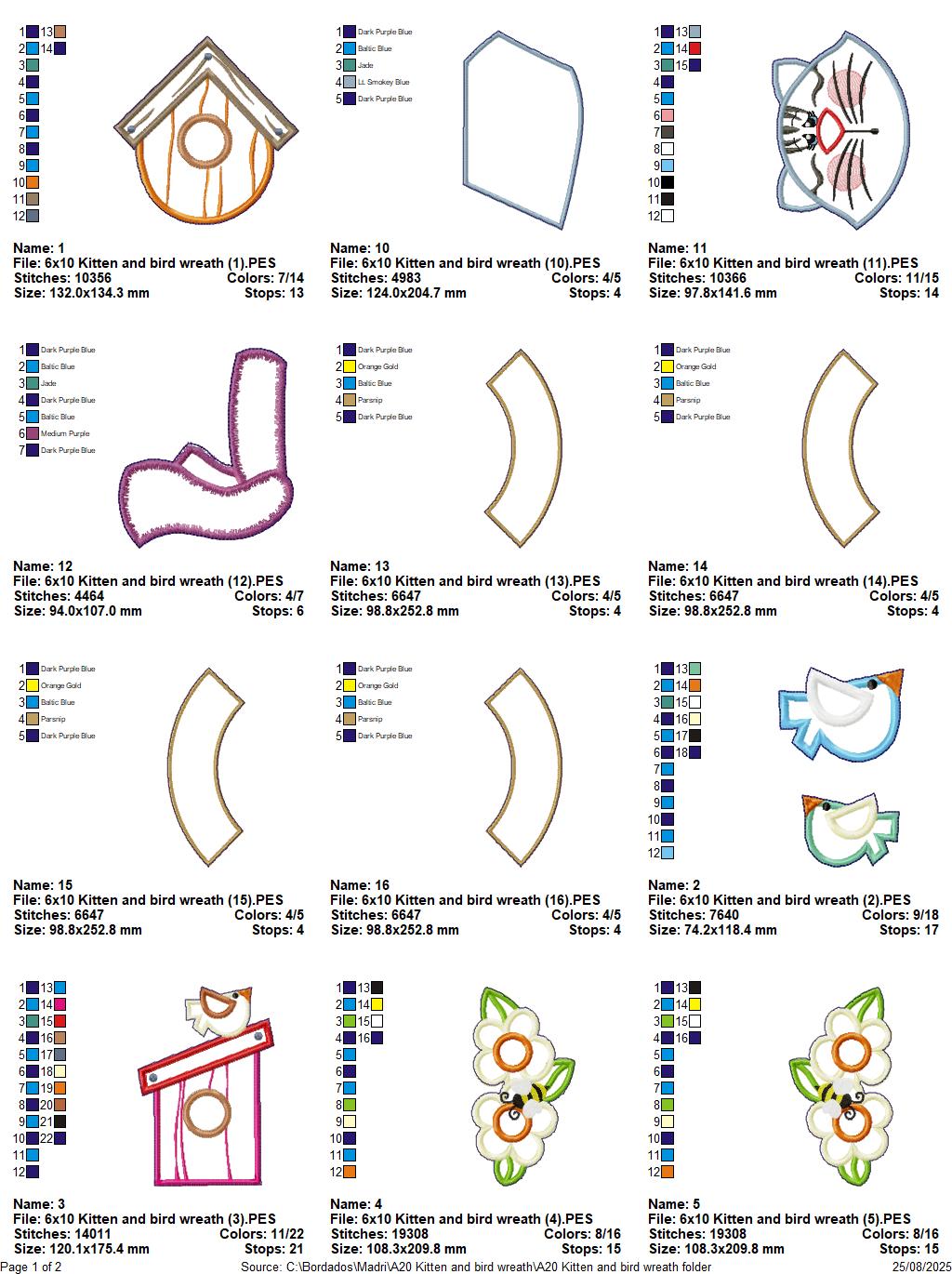 Welcome Cat – ITH Project – Machine Embroidery Design