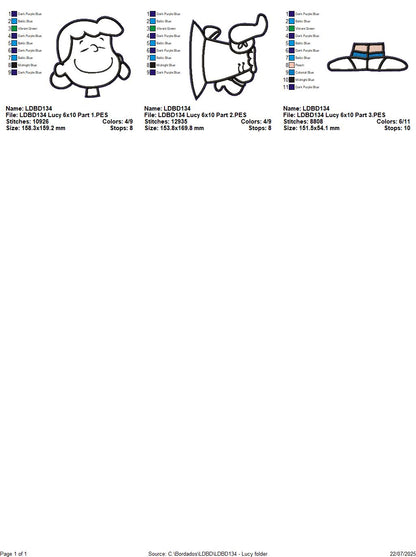 Lucy – ITH Project – Machine Embroidery Design