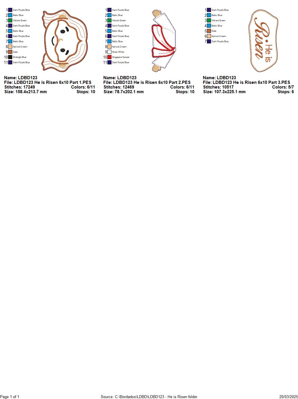 He is Risen Jesus - ITH Project - Machine Embroidery Design