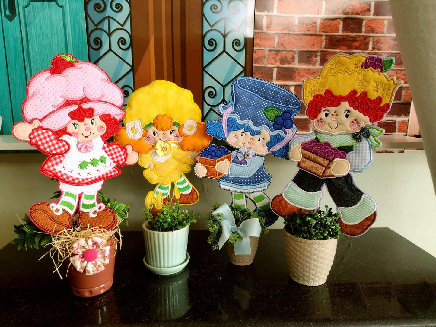 Strawberry Shortcake Ornaments Collection - ITH Project - Machine Embroidery Design