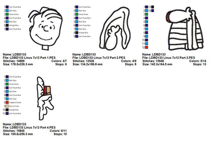 Linus – ITH Project – Machine Embroidery Design