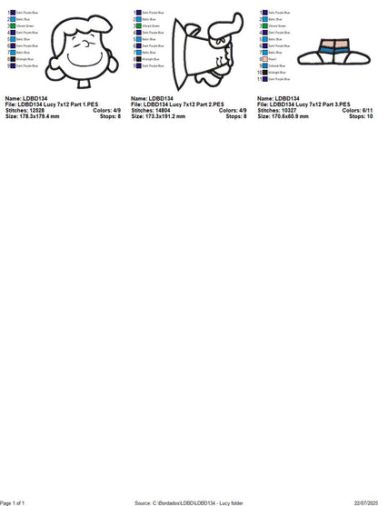 Lucy – ITH Project – Machine Embroidery Design