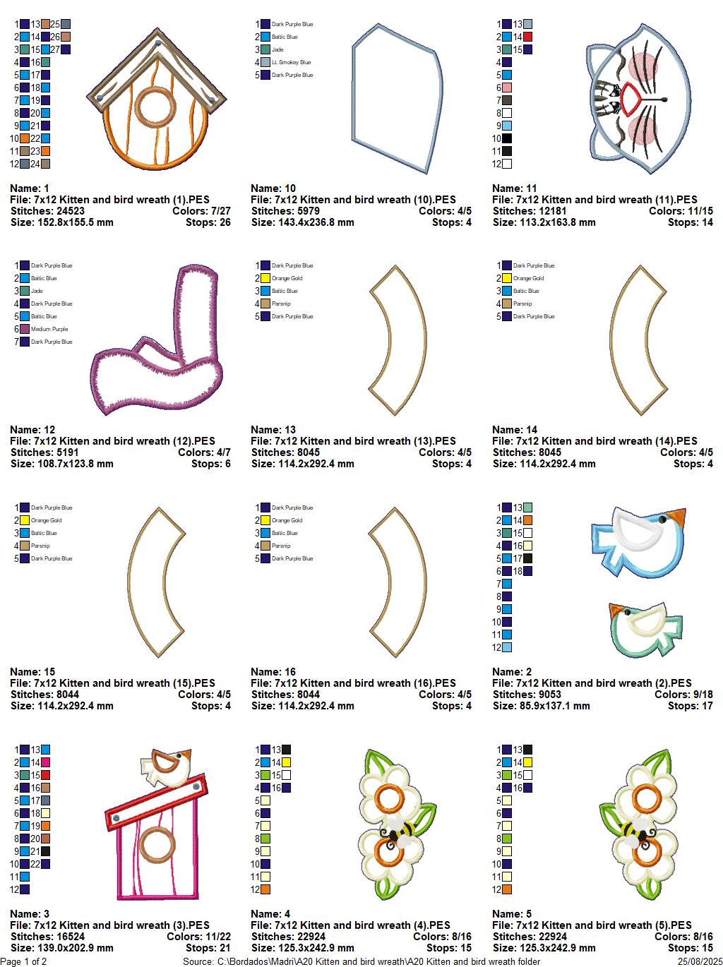 Welcome Cat – ITH Project – Machine Embroidery Design